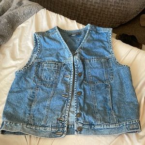 Liz Wear Jean Vest Jacket
